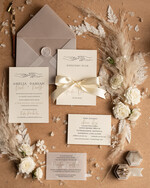 Zaproszenia ślubne Minimalistyczne Proste Jednokartkowe Zaproszenia Ślubne Romantyczne Minimalistyczne Zaproszenia na Ślub Delikatne Zaproszenie Ślubne1