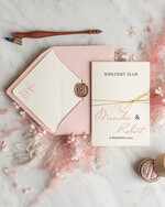 Zaproszenia ślubne Minimalistyczne wyjątkowe zaproszenia ślubne, delikatne minimalistyczne zaproszenie na ślub, zaproszenia ze sznurkiem 1