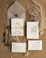 Zaproszenia ślubne Minimalistyczne Minimalistyczne Zaproszenia ślubne Rustykalne Zaproszenie na Ślub 2