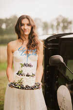 Figurki na tort / cake topper statuetki akryl kolorowy topper na tort weselny1