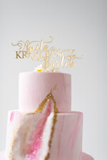 Figurki na tort / cake topper statuetki akryl ozdoby na tort weselny   2