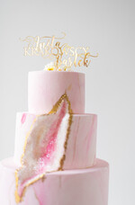 Figurki na tort / cake topper statuetki akryl ozdoby na tort weselny   5