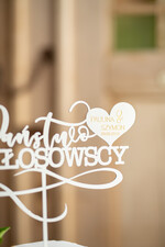 Figurki na tort / cake topper statuetki akryl ozdoby na tort ślubny   3