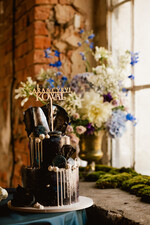 Figurki na tort / cake topper statuetki akryl statuetki na tort weselny złoty topper 2