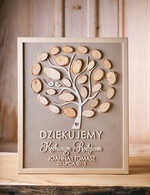 Prezenty, Podziękowania dla Rodziców Podziękowania dla rodziców w ramie rustykalne podziękowania ślubne dla rodziców prezenty dla mamy i taty z okazji ślubu   1