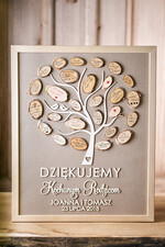 Prezenty, Podziękowania dla Rodziców Podziękowania dla rodziców w ramie rustykalne podziękowania ślubne dla rodziców prezenty dla mamy i taty z okazji ślubu   0