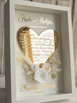 Prezenty, Podziękowania dla Rodziców Podziękowania dla rodziców w ramie Ślubne podziękowania dla Rodziców na weselu, złote podziękowanie dla Mamy i Taty, wzruszający prezent ślubne rodzicom6