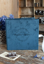 Albumy ślubne Pudełka na zdjęcia  album na zdjęcia  duży album na zdjęcia szyte kartki wybierz kolor kartek welurowy album, recznie szyty album na zdjecia 1