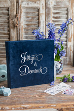 Albumy ślubne Pudełka na zdjęcia  album na zdjęcia  FotoAlbum Ślubny na zdjęcia - Księga wpisów gości, welurowy album na zdjęcia 2