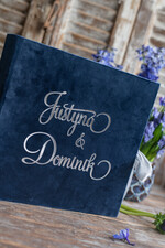 Albumy ślubne Pudełka na zdjęcia  album na zdjęcia  FotoAlbum Ślubny na zdjęcia - Księga wpisów gości, welurowy album na zdjęcia 3