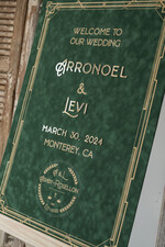 Plany stołów Glamour welurowe plansza powitanie gości i plan stołów w jednym, złote lub srebrne napisy elegenckie1