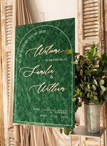 Plany stołów Glamour welurowe Tablica powitalna slubna glamour, elegancka welurowa plansza powitanie gości na Weselu, rama powitanie na weselu rama z powitaniem gości na weselu5