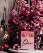 Numery na stół Akryl numerki na stół weselny, akrylowe numery na stół weselny, złoty numerek na stoły weselne, numeracja stolow na weselu, eleganckie numerki na stol weselny5