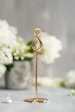 Numery na stół Akryl złote piękne numerki na stół weselny złota błyszcząca plexi, złote numerki na stoly weselne10