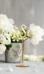 Numery na stół Akryl złote piękne numerki na stół weselny złota błyszcząca plexi, złote numerki na stoly weselne2