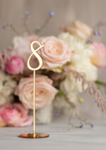 Numery na stół Akryl złote piękne numerki na stół weselny złota błyszcząca plexi, złote numerki na stoly weselne5