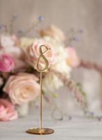 Numery na stół Akryl złote piękne numerki na stół weselny złota błyszcząca plexi, złote numerki na stoly weselne7