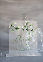 Numery na stół Akryl numerek na stół weselny eleganckie najpiękniejsze satynowa pleksi1