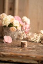 Numery na stół Akryl delikatne eleganckie numerki na stół nowoczesna dekoracja na stół weselny 2