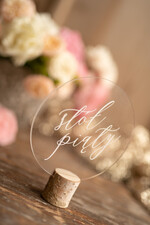 Numery na stół Akryl delikatne eleganckie numerki na stół nowoczesna dekoracja na stół weselny 6