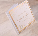 Księgi wpisów gości glamour album ślubny do wpisów gości, glamour złocone imiona i data ślubu6