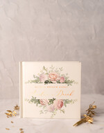 Księgi wpisów gości glamour zlote napisy nietypowa księga gości weselnych złocone napisy w stylu glamour  0