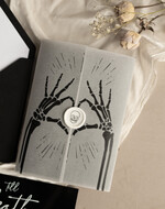 Zaproszenia ślubne Indywidualne nietypowe zaproszenia ślubne, czarne zaproszenia na ślub, zaproszenia ślubne z kościotrupem, nowoczesne czarne zaproszenia slubne 0