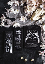 Zaproszenia ślubne Indywidualne Zaproszenia ns łub z czachami -Alternatywne Szokujace zaproszenia z Trupami na Ślub - Wasi goście Padną trupem - Zaproszenia na ślub w stulu halloween19