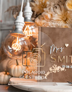 Księgi wpisów gości welurowe złota elegancka księga gości i album na zdjęcia w jednym, album na życzenia i zdjęcia z fotobudki, pamiątkowa welurowa księga wpisów gości 8