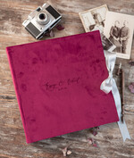 Księgi wpisów gości welurowe duża welurowa księga gości glamour na wesele zdjęcia z fotobudki i polaroidy kolorowe kartki, duza ksiega wpisow gosci 12