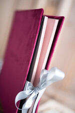 Księgi wpisów gości welurowe duża welurowa księga gości glamour na wesele zdjęcia z fotobudki i polaroidy kolorowe kartki, duza ksiega wpisow gosci 17