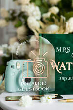 Księgi wpisów gości welurowe zielona księga gości i album na zdjęcia w jednym, album na życzenia i zdjęcia z fotobudki, pamiątkowa welurowa księga wpisów gości1