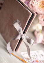 Księgi wpisów gości welurowe piękna welurowa ksiega gosci weselnych  księga wpisów  gosci na zdjęcia z fotobudki, welur pudrowy róż 10