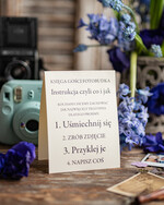 Księgi wpisów gości welurowe Księga w kolorze Dusty Blue, welurowa księga wpisów gości, złote napisy na okładce, księga glamour, welurowa pamiątkowa księga wpisow gosci8