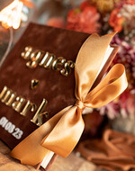 Księgi wpisów gości welurowe złota księga gości i album na zdjęcia w jednym, album na życzenia i zdjęcia z fotobudki, pamiątkowa welurowa księga wpisów gości 2