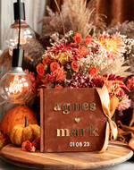 Księgi wpisów gości welurowe złota księga gości i album na zdjęcia w jednym, album na życzenia i zdjęcia z fotobudki, pamiątkowa welurowa księga wpisów gości 1