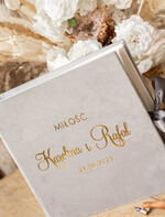 Księgi wpisów gości welurowe ksiega pamiatkowa na wpisy gosci weselnych, zdjęcia z instaxa i zyczenia2