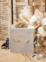 Księgi wpisów gości welurowe ksiega pamiatkowa na wpisy gosci weselnych, zdjęcia z instaxa i zyczenia5