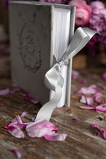 Księgi wpisów gości welurowe mała welurowa księga wpisów gości ręcznie szyte kartki aksamitna personalizowana okładka 9