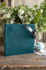 Księgi wpisów gości welurowe duży welurowy album ślubny do wpisów gości szyte kartki welurowa księga wpisów gości 0