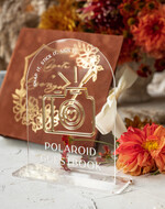 Księgi wpisów gości welurowe oryginalna księga gości i album do instaxa w jednym, na życzenia i zdjęcia z fotobudki, pamiątkowa welurowa księga wpisów gości 1