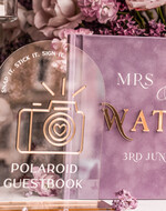 Księgi wpisów gości welurowe ślubny album na zdjęcia wklejane i ksiega gosci, na zdjęcia polaroid i zyczenia7