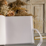 Księgi wpisów gości welurowe biało złota ślubna księga gości i album na zdjęcia w jednym, album na życzenia i zdjęcia z fotobudki, weselna ksiega wpisow gości, album ślubny pamiątkowy3