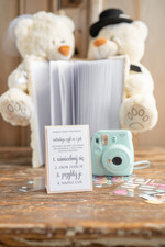 Księgi wpisów gości welurowe księga gości na wesele pamiątka ślubu, na zdjęcia i życzenia z fotobudki lub instax12