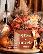 Księgi wpisów gości welurowe elegancka księga gości i album na zdjęcia w jednym, album na życzenia i zdjęcia z fotobudki, pamiątkowa welurowa księga wpisów gości 3