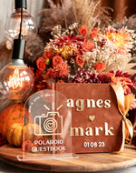 Księgi wpisów gości welurowe elegancka księga gości i album na zdjęcia w jednym, album na życzenia i zdjęcia z fotobudki, pamiątkowa welurowa księga wpisów gości 0