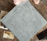 Księgi wpisów gości welurowe duża księga gości weselnych na zdjęcia i życzenia z fotobudki lub instax welurowa księga, elegancka welurowa księga 1