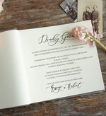 Księgi wpisów gości welurowe duża księga gości weselnych na zdjęcia i życzenia z fotobudki lub instax welurowa księga, elegancka welurowa księga 2