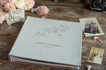 Księgi wpisów gości welurowe duża welurowa ksiega gości weselnych do wklejania zdjęć i wpisów gości, elegancka księga wpisów gości i zdjęcia 3