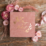 Księgi wpisów gości welurowe księga gości z czarnymi kartkami, księga na życzenia zdjęcia z fotobudki, księga wpisów gości z pudełkiem 3